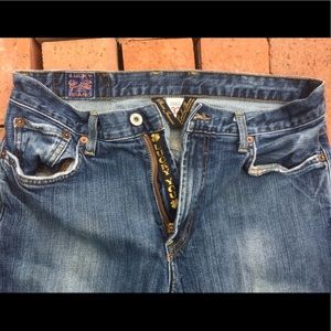 VTG Lucky Brand Classic Denim Jean Dungarees 32